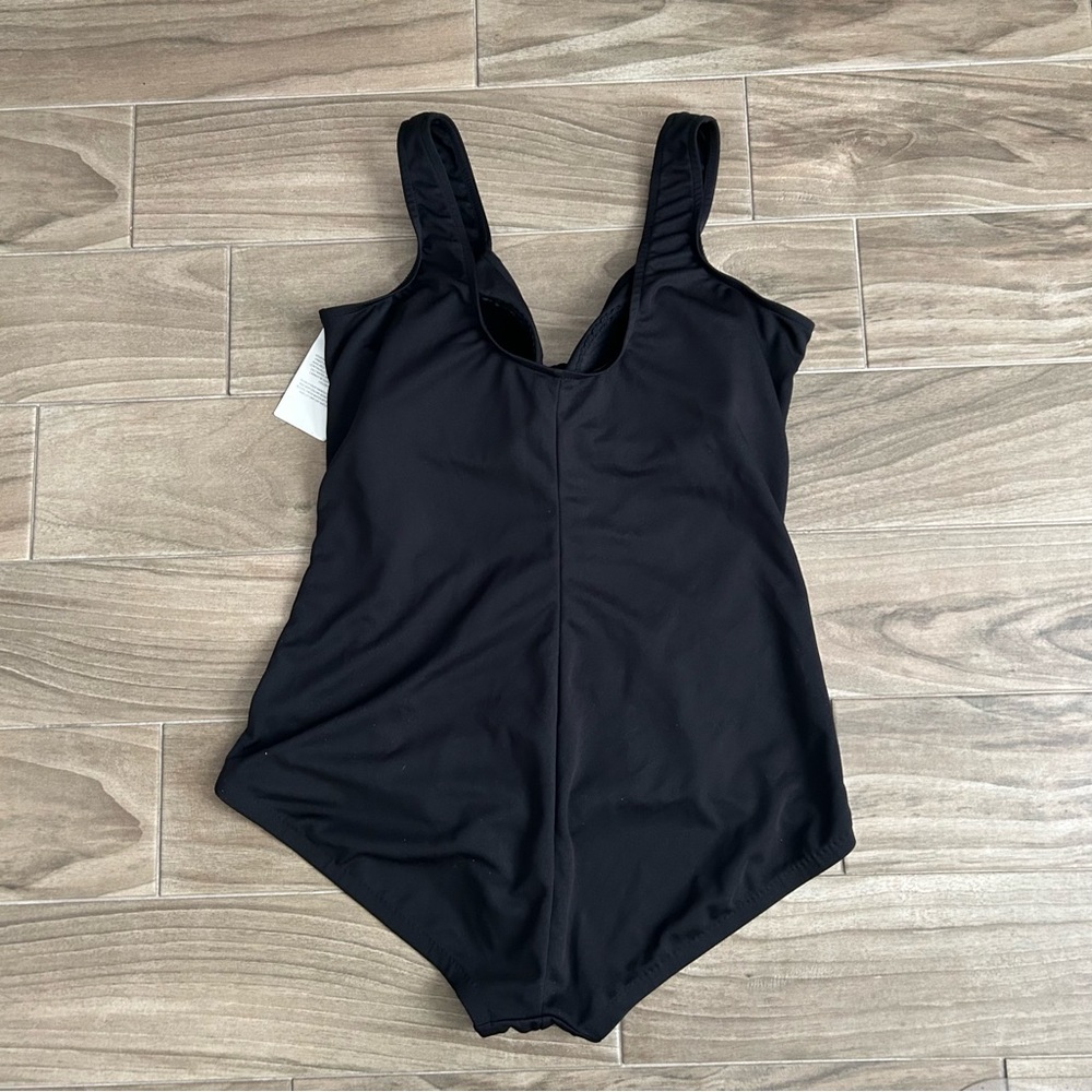 Azul by Maxine of Hollywood Plus Size Black Swimsuit - Picture 3 of 5